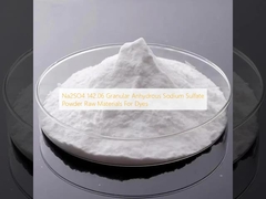 Na2SO4 142.06 Poudre de sulfate de sodium anhydre granulaire matières premières pour les colorants